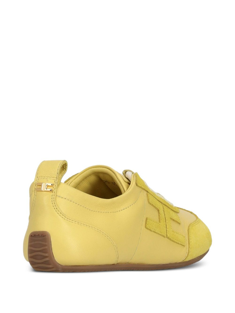 logo-patch panelled sneakers 3