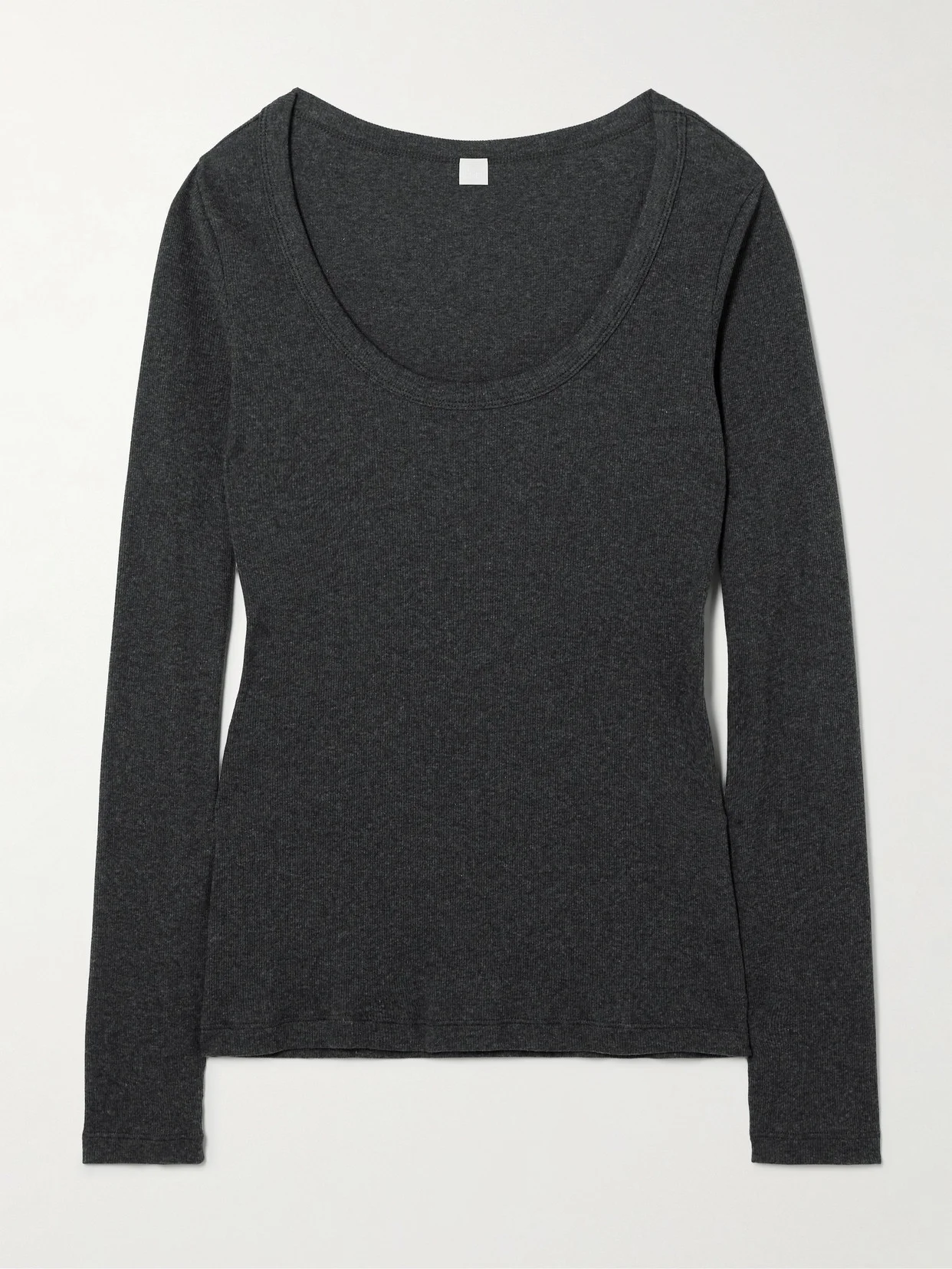 Ribbed Stretch Organic Cotton-jersey Top - 1