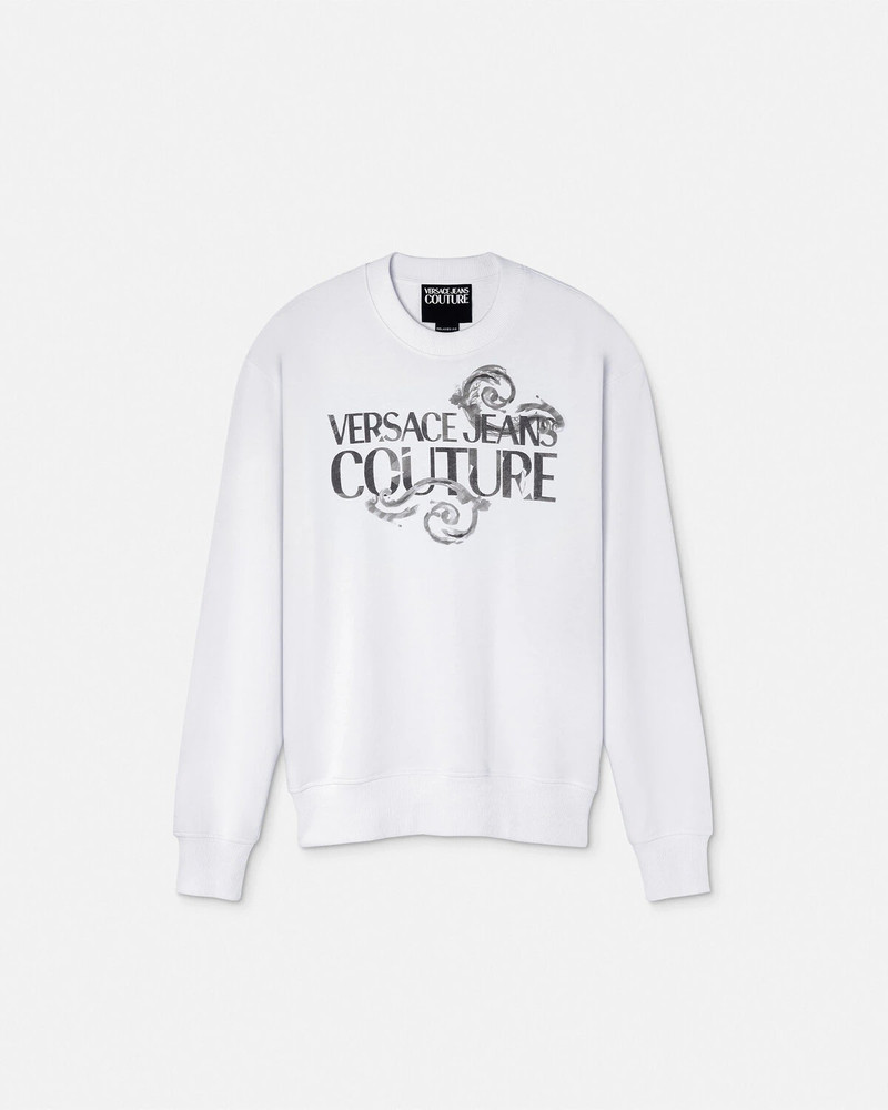 Watercolor Couture Logo Sweatshirt 1