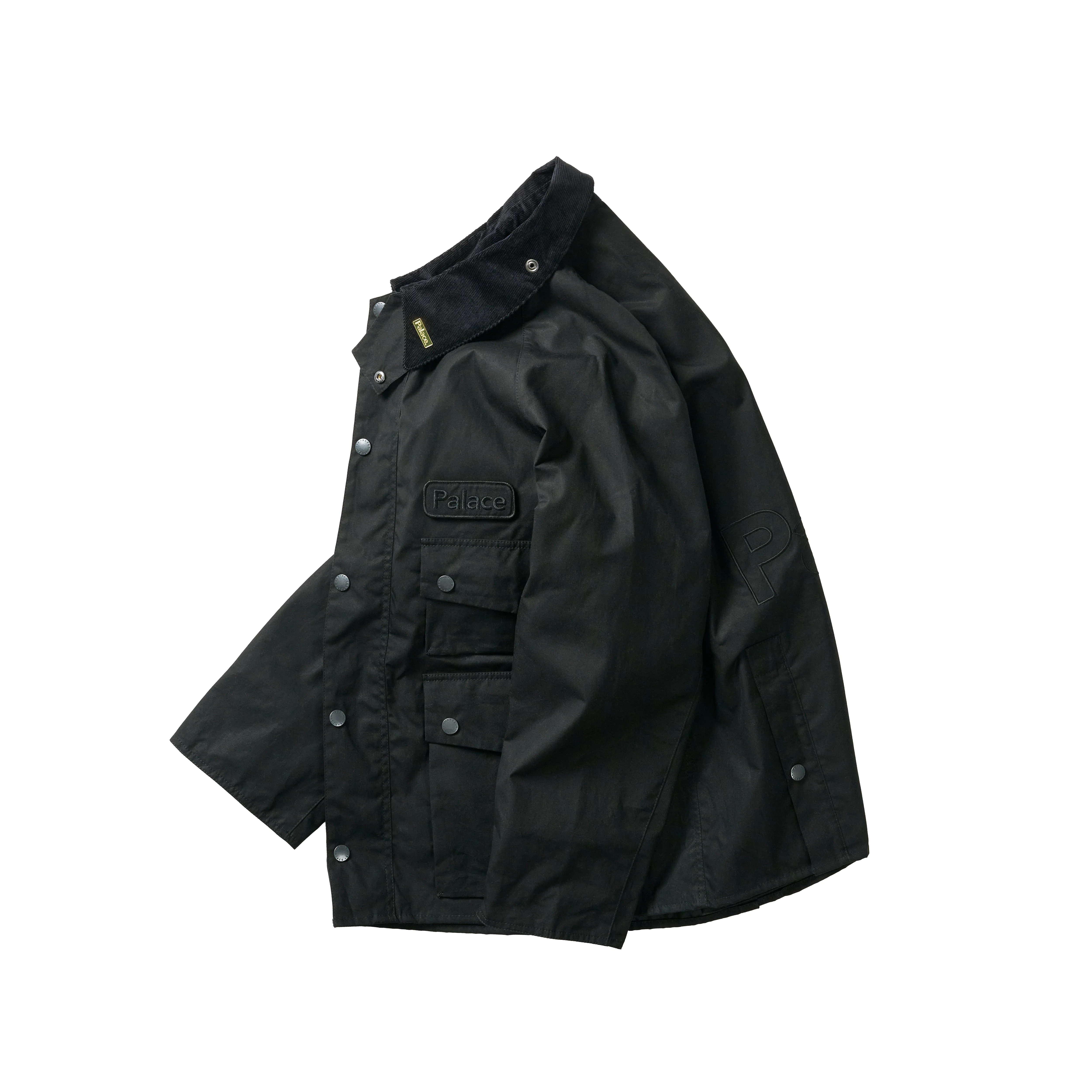PALACE PALACE BARBOUR BEDALE CASUAL JACKET BLACK | REVERSIBLE