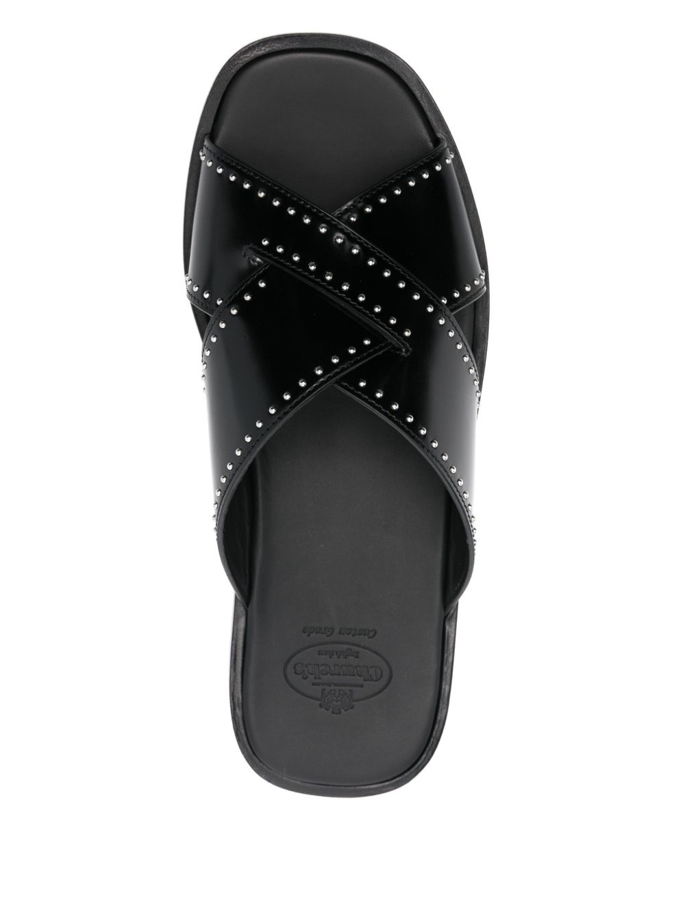 stud-embellished slides - 4