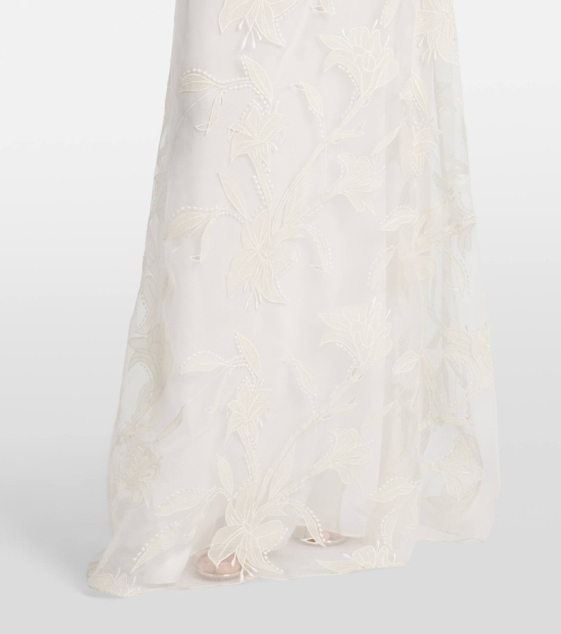 Bridal Adeline silk organza gown 6