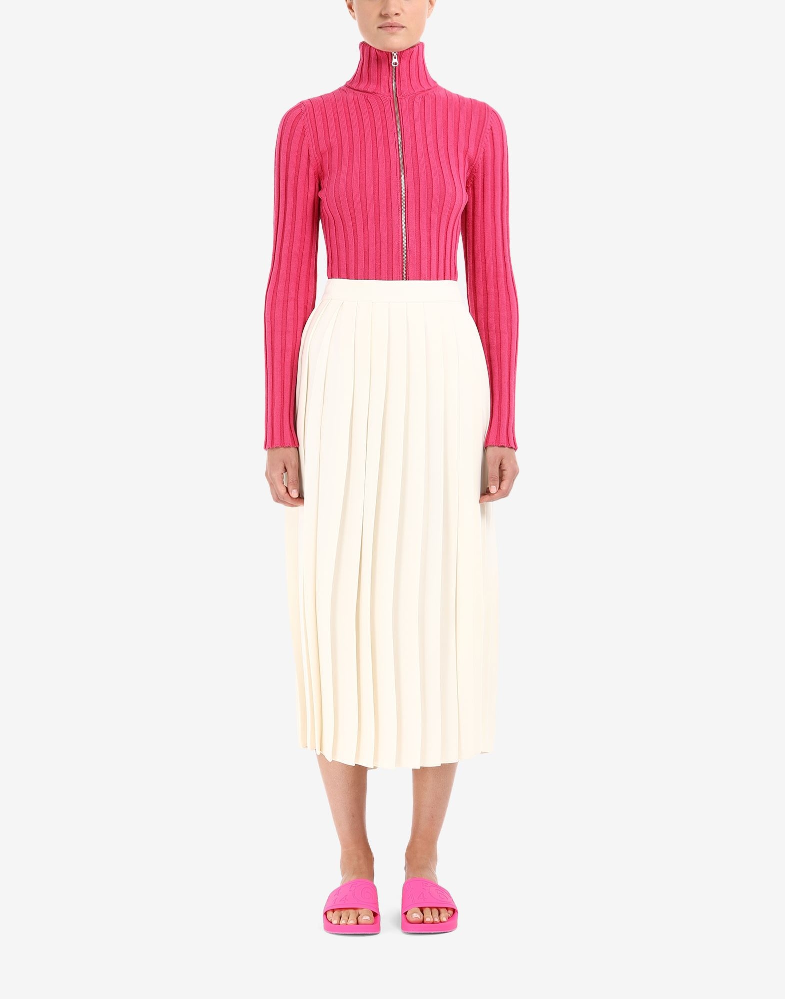 Asymmetric pleated skirt - 2