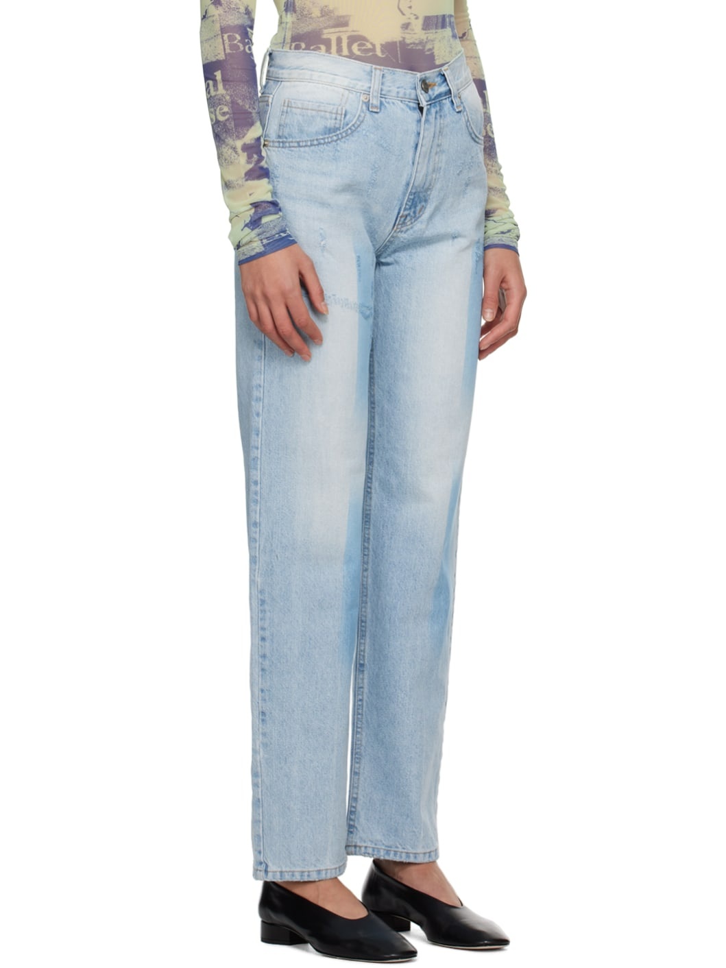 Blue Shaded Jeans - 2