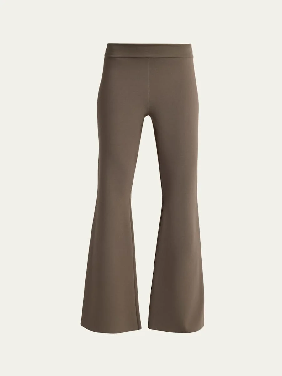 Compact Knit Iconic Flared Pants - 1