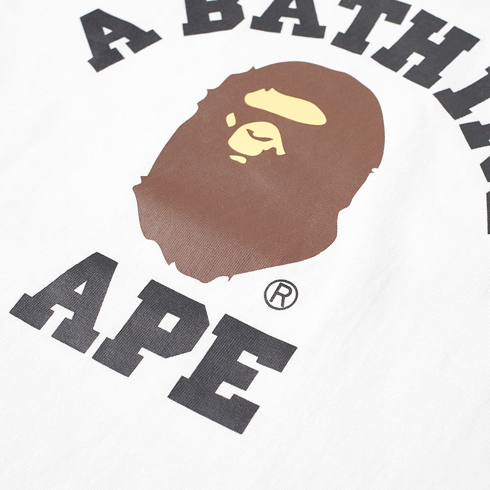 A Bathing Ape Glass Beads College Tee - 2