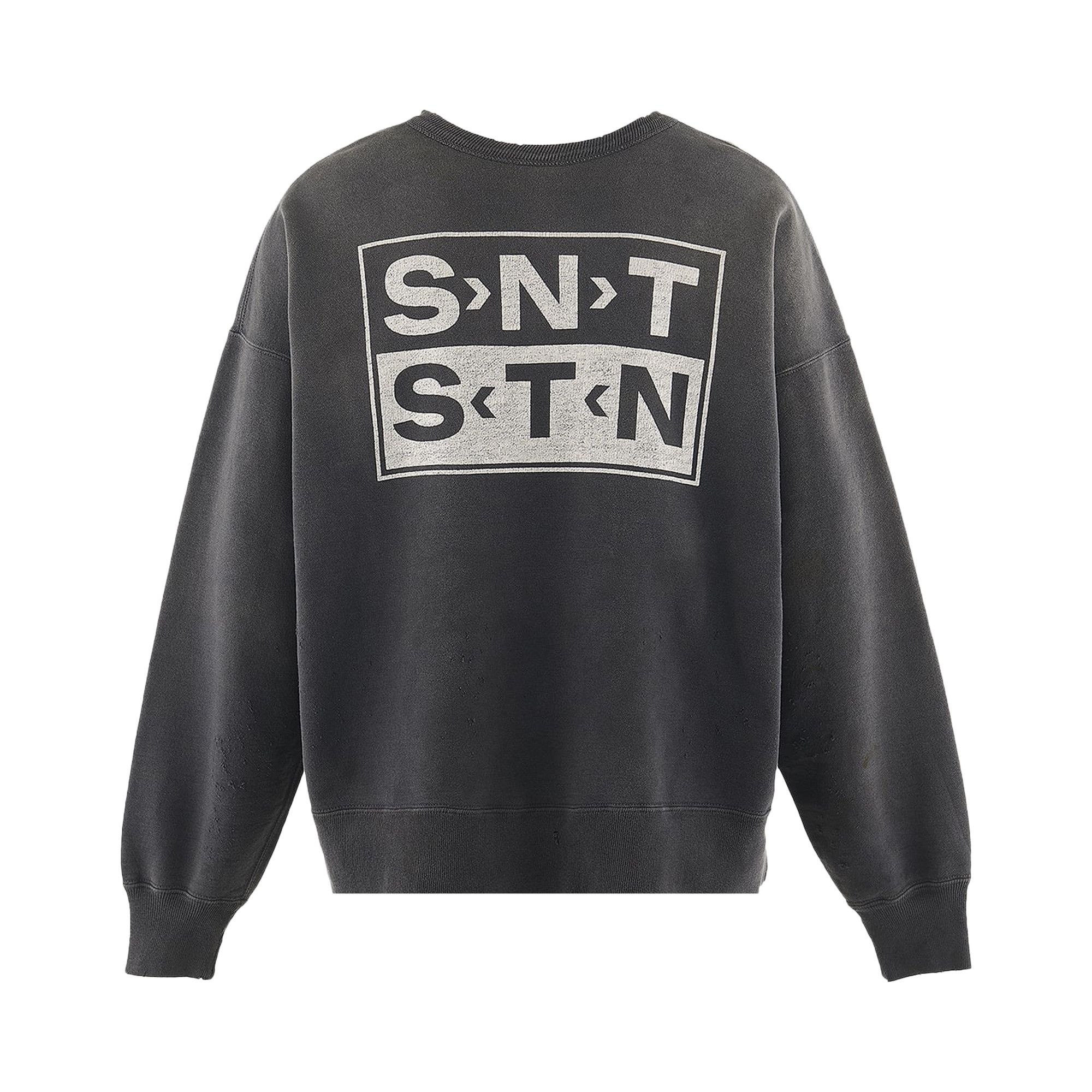 SAINT Mxxxxxx Saint Crew Sweatshirt 'Black' - 2