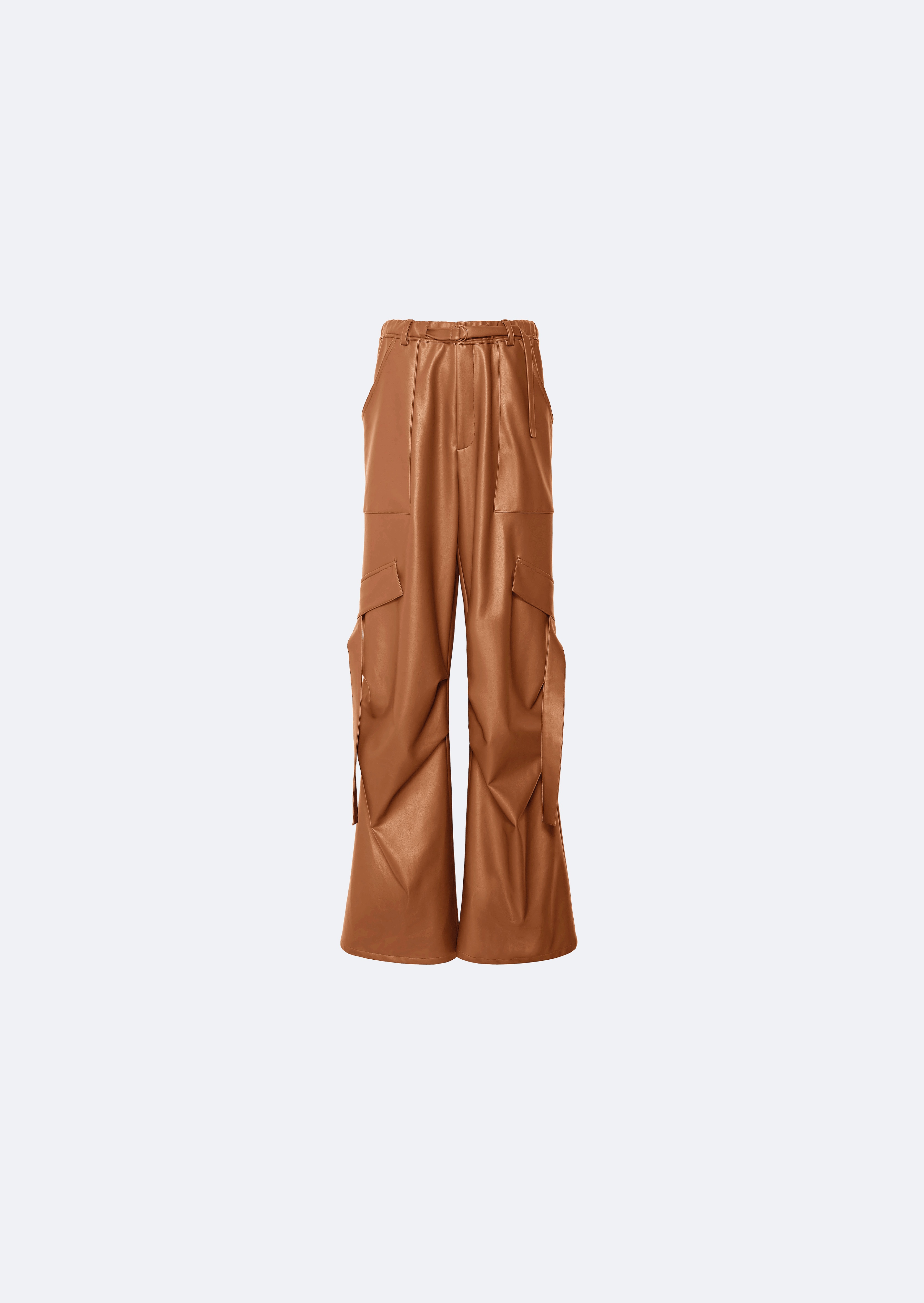 Faux Leather Utility Pant - 1