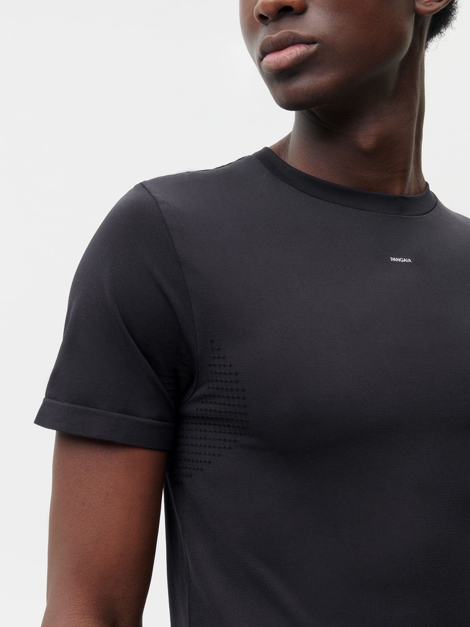 Men's Plant-Stretch T-Shirt - Black - 4