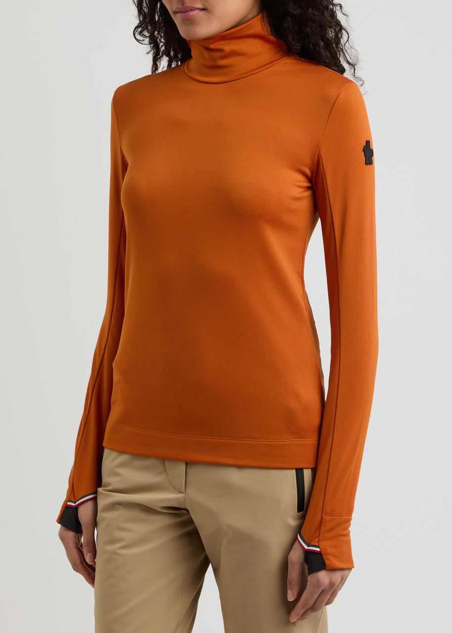 Moncler Logo-appliquéd Jersey top - 2