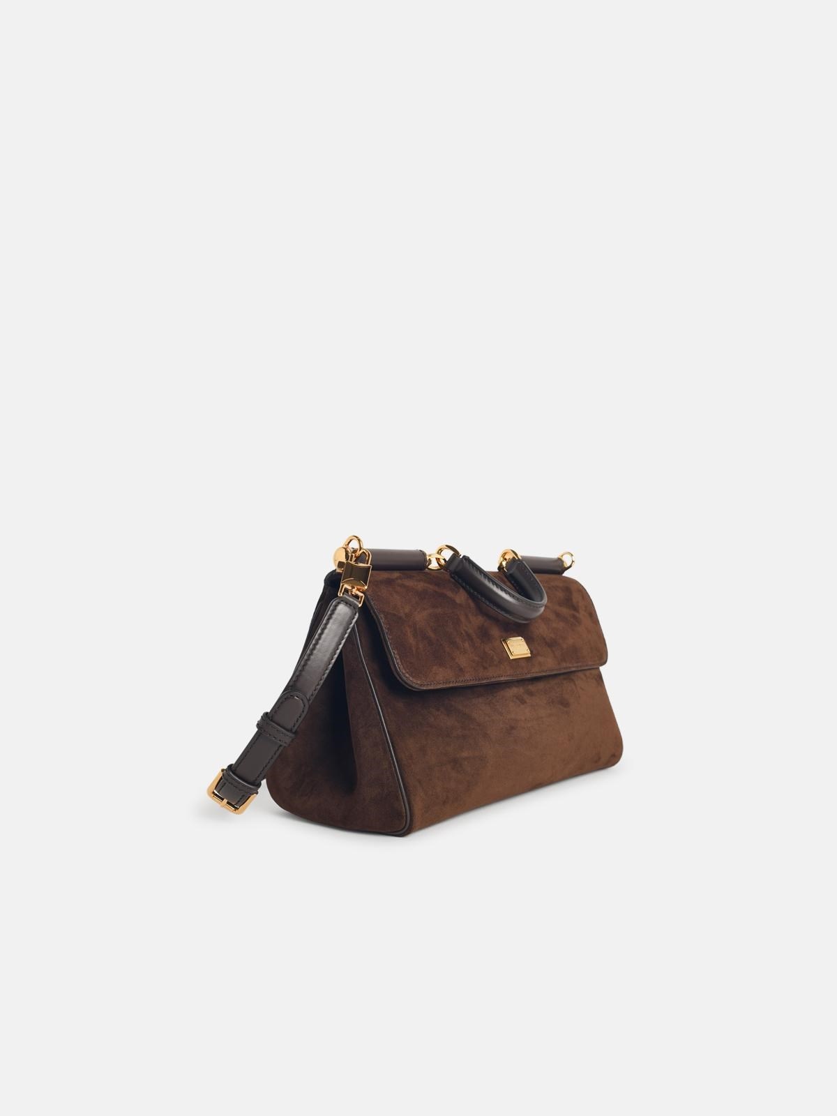 SICILY' EBONY LEATHER BAG - 2