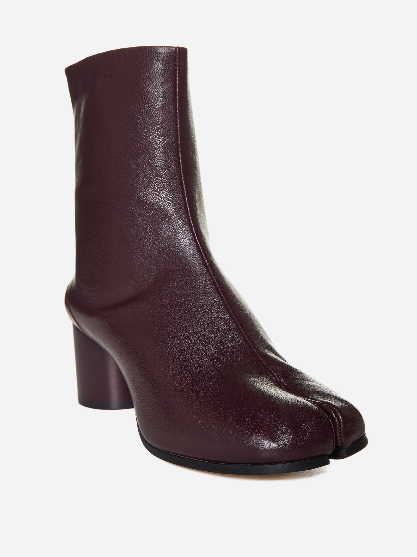 Tabi leather ankle boots - 4