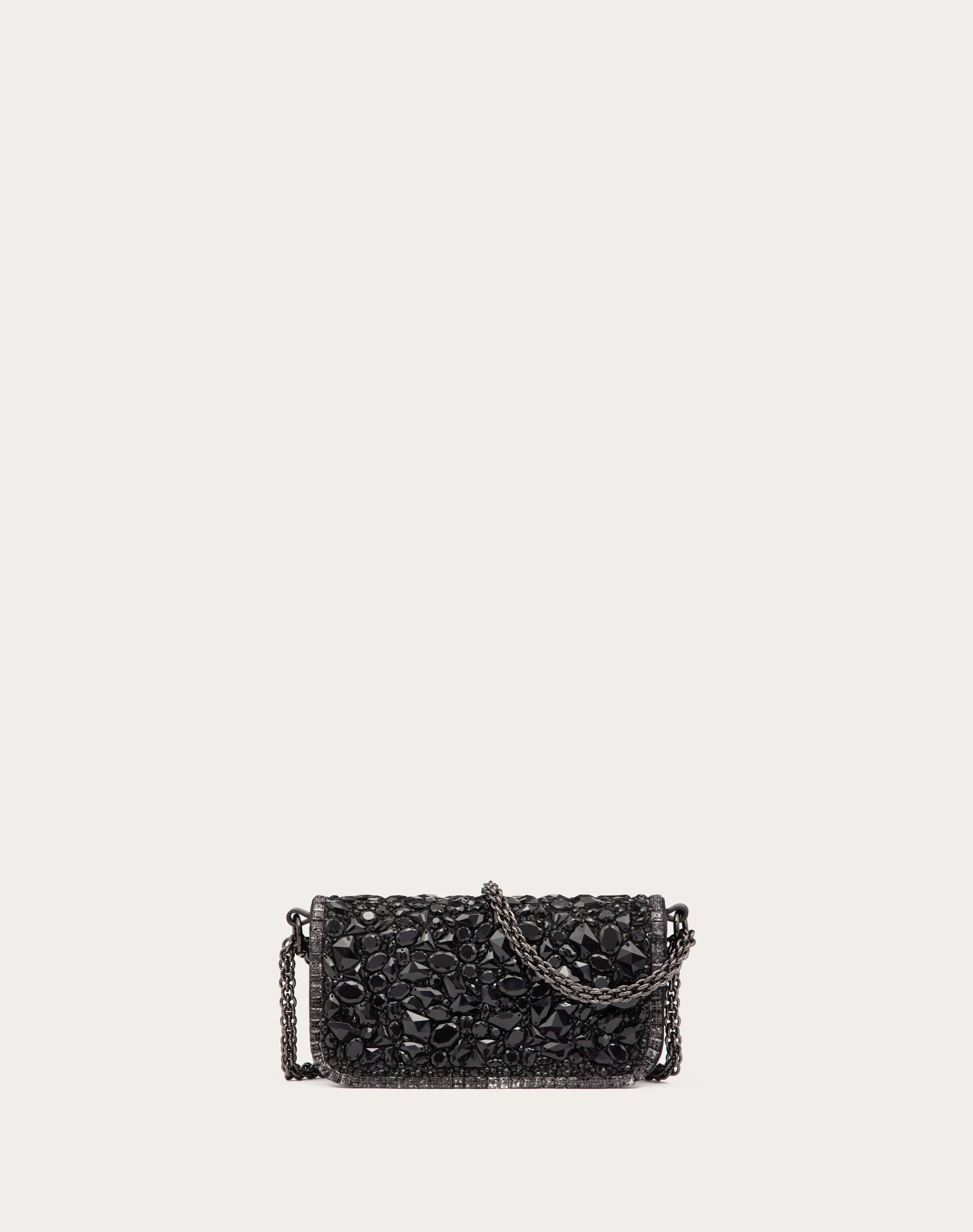 SMALL LOCÒ SHOULDER BAG WITH CRYSTALS - 3