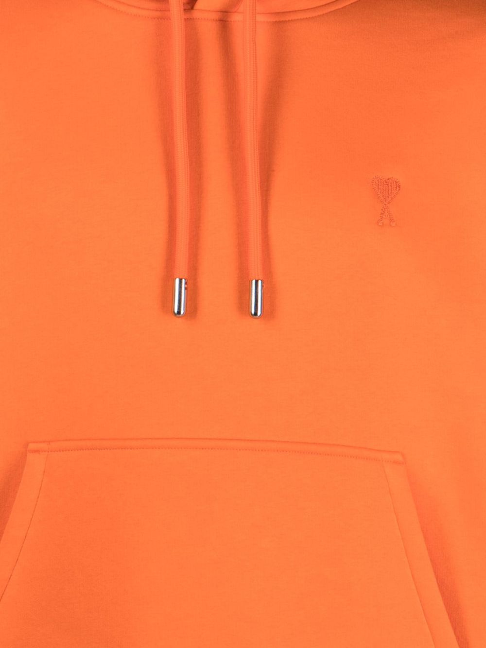 embroidered-motif drawstring hoodie - 2