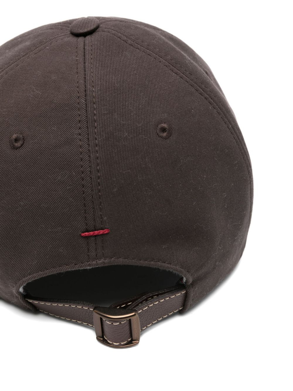 logo-embroidered cotton baseball cap - 2