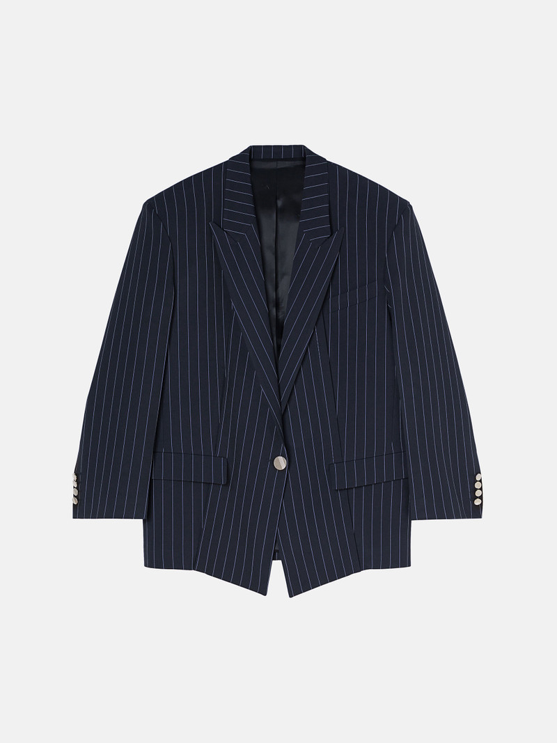 ''GLEN'' BLUE NAVY AND WHITE BLAZER 1