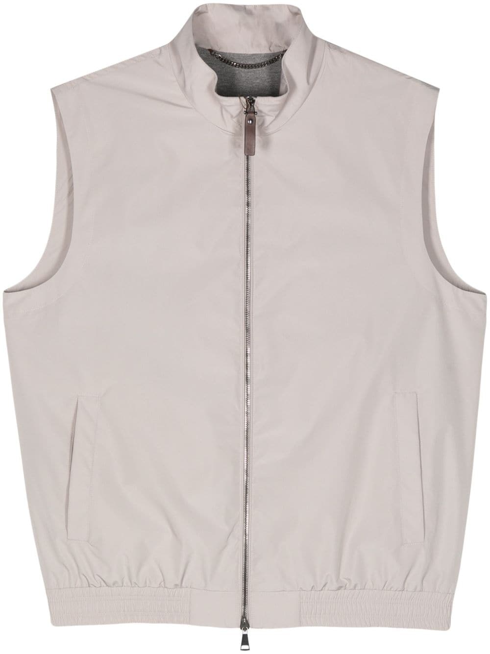 zip-up gilet - 1