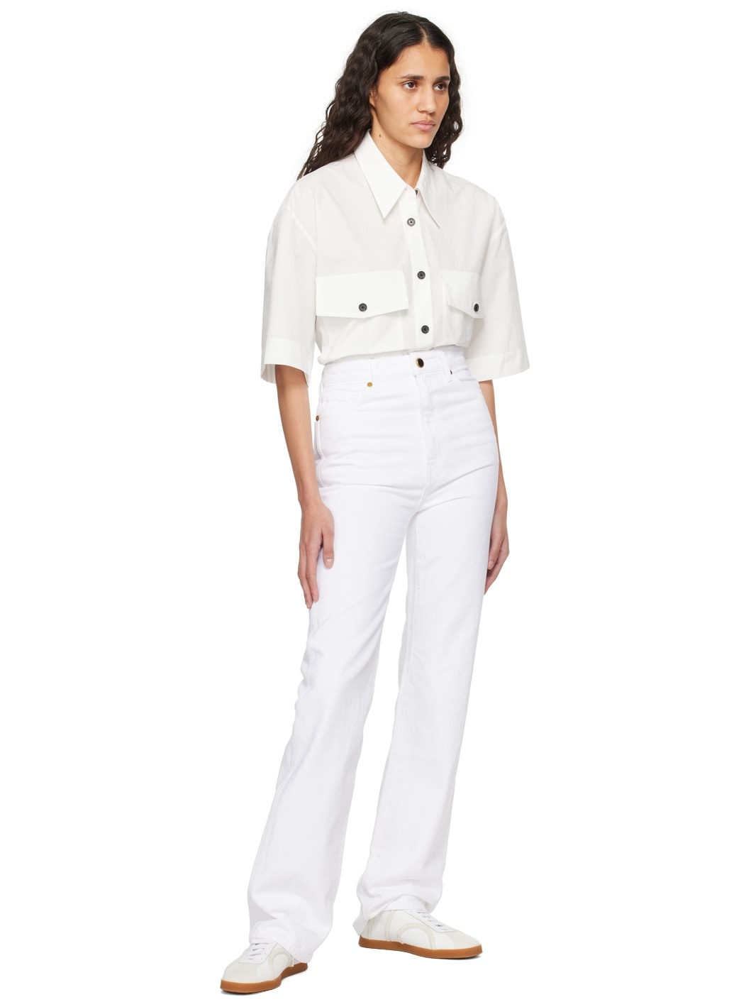 White 'The Danielle' Jeans - 4