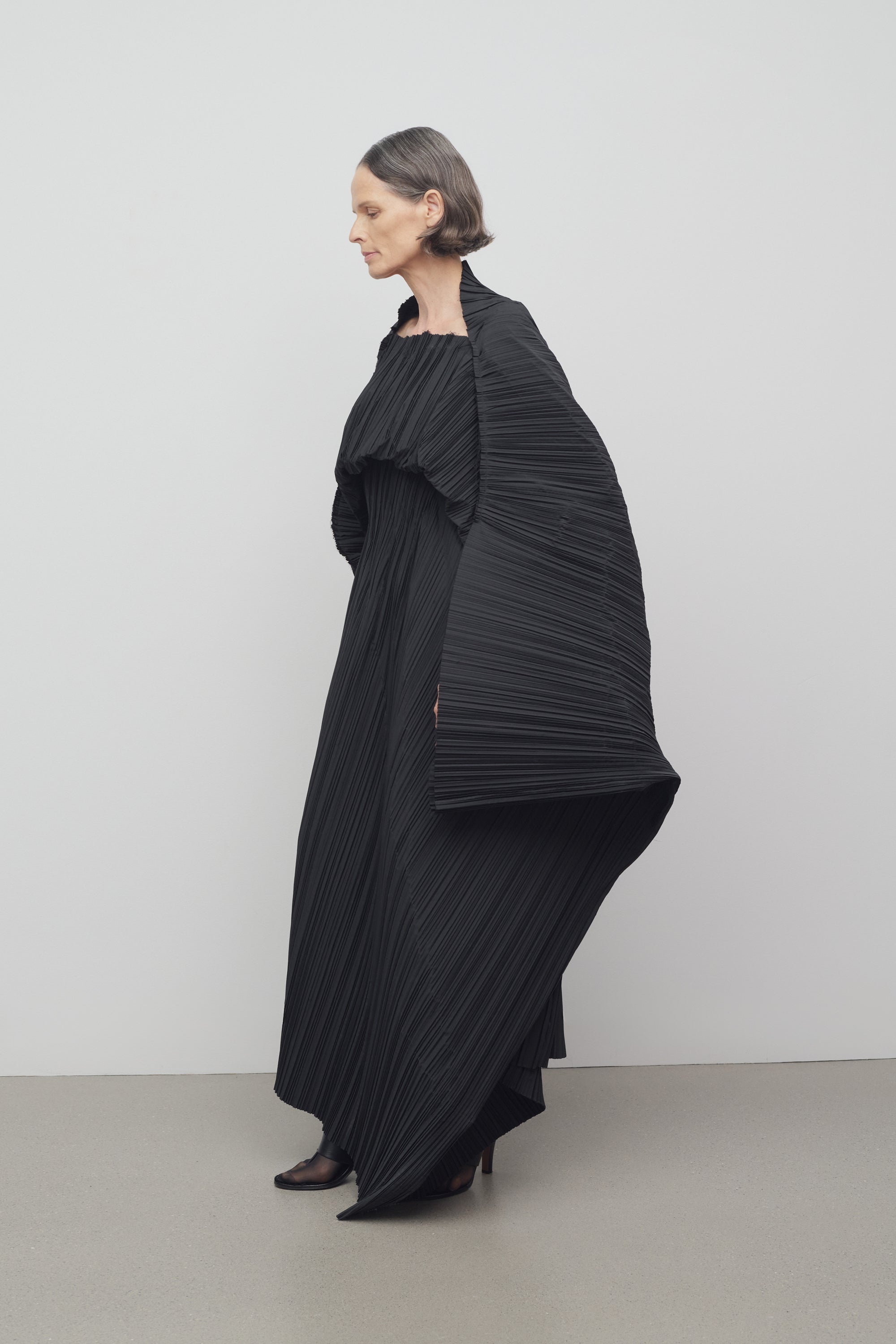 Yasuni Dress in Polyester and Wool - 4