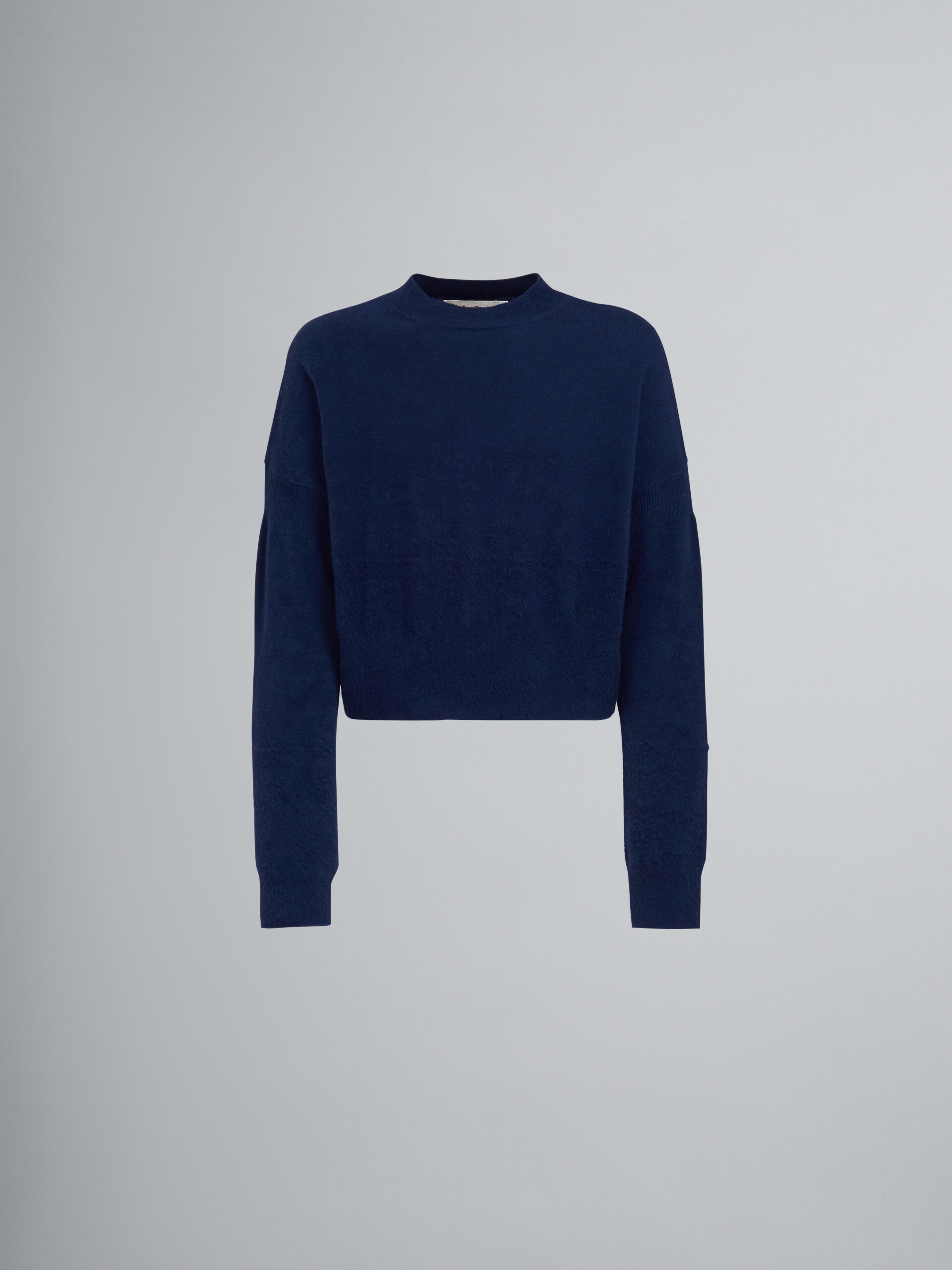 LOGO CASHMERE CREWNECK SWEATER - 1