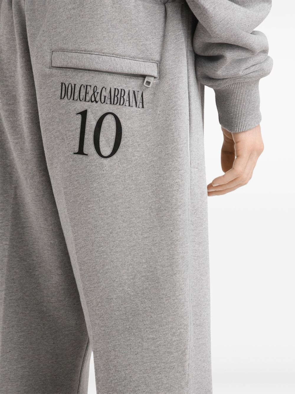 logo-patch track pants - 5
