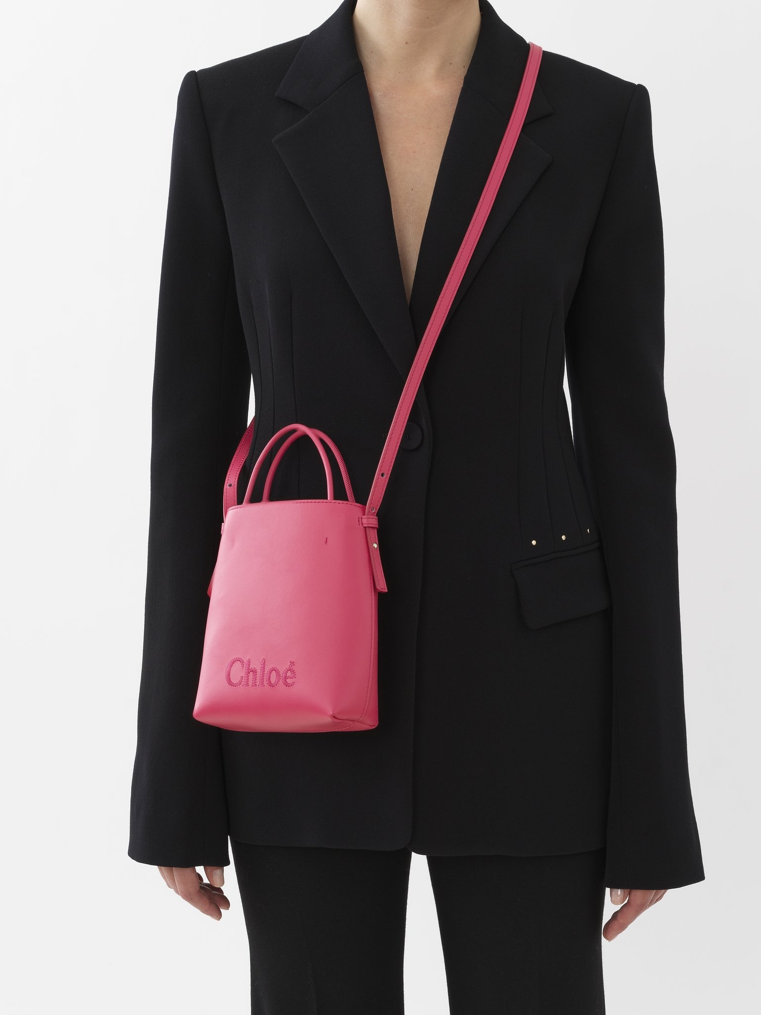 CHLOÉ SENSE MICRO TOTE BAG - 6