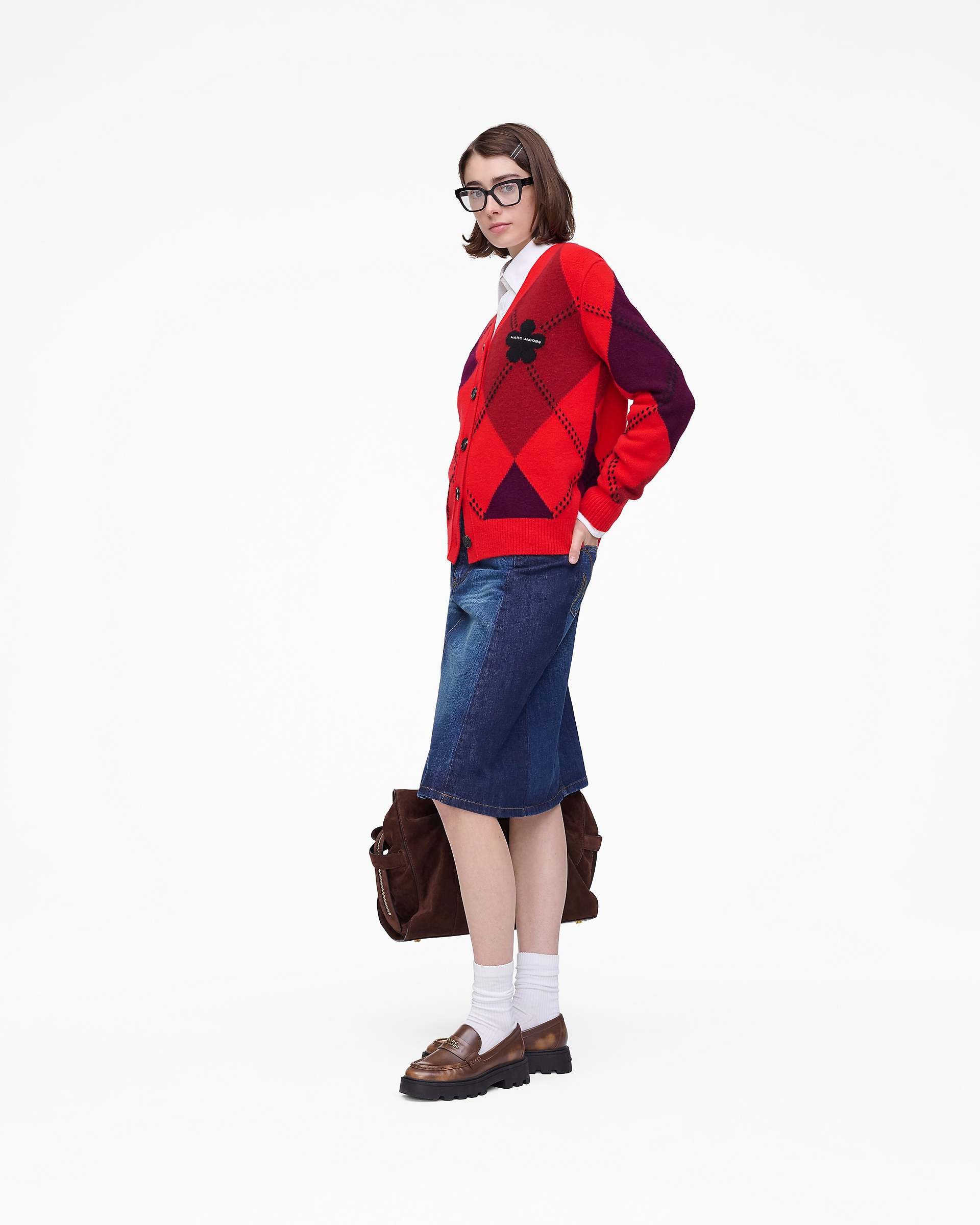 PREPPY DAISY ARGYLE CARDIGAN - 3