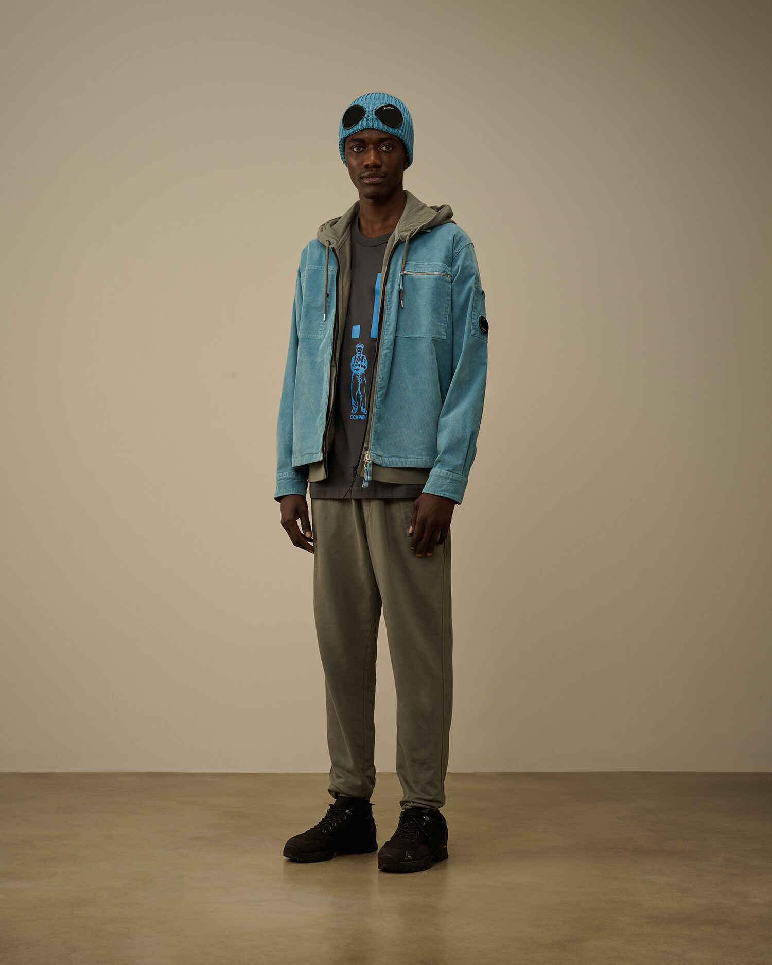 Light Fleece Hooded Full Zip Sweatshirt - 2