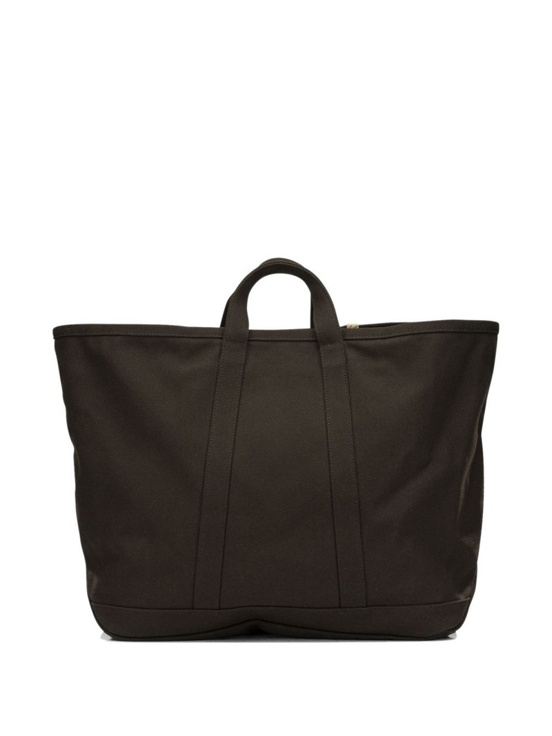 visvim large Rime logo-detail cotton tote bag outlook