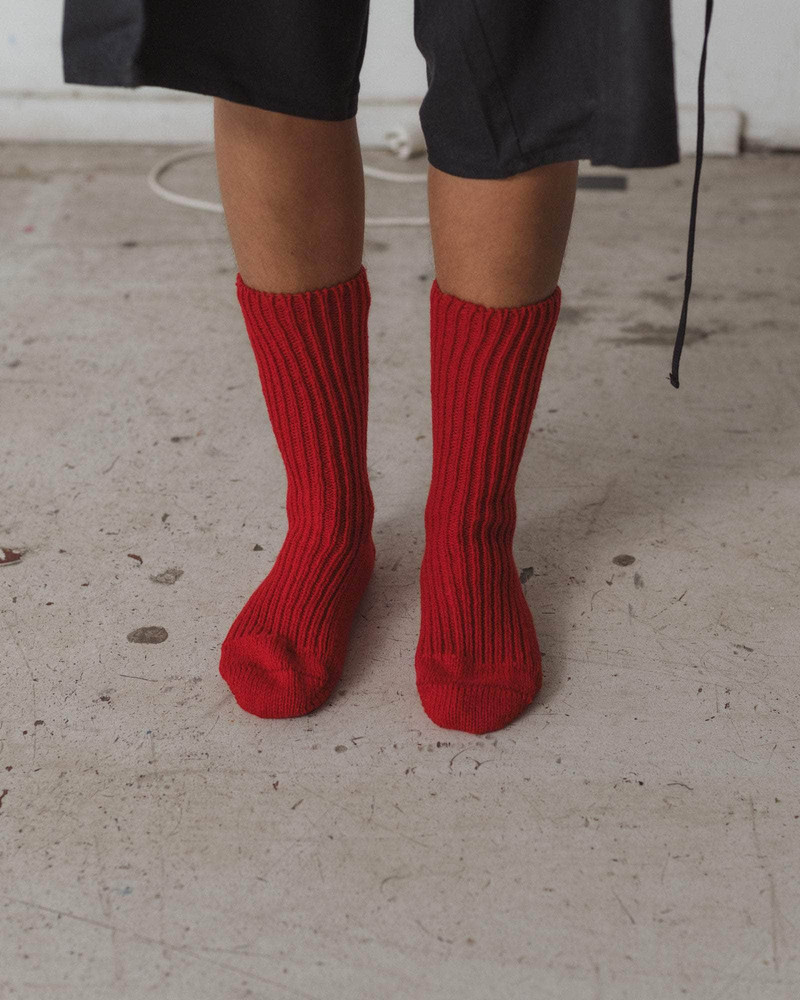 Mea Socks - Recycled Wool Rib 1