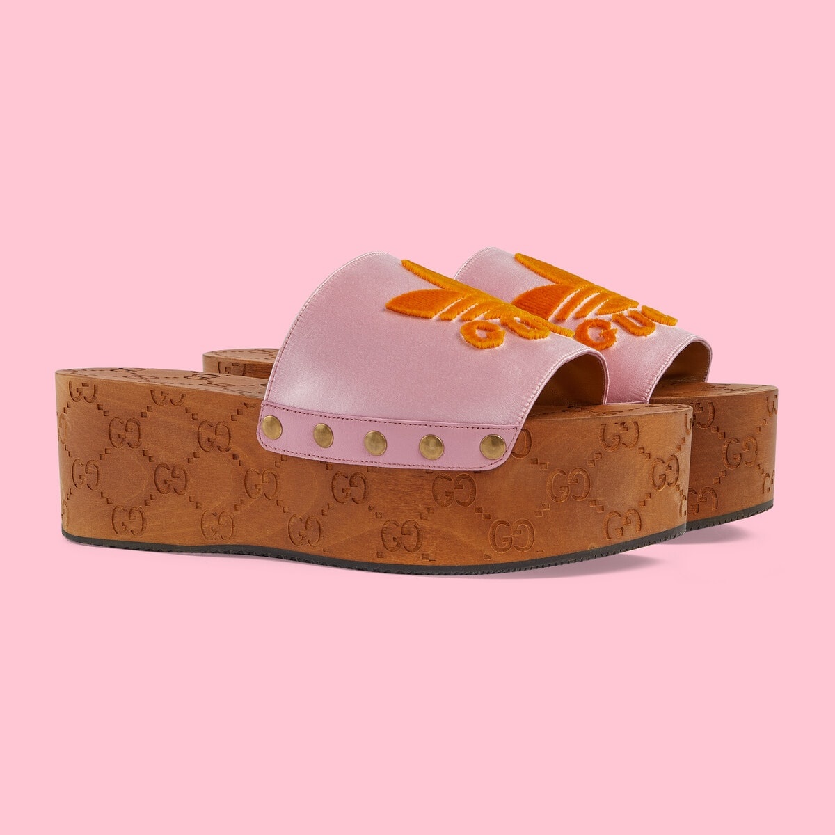 adidas x Gucci Women's satin GG clog - 2