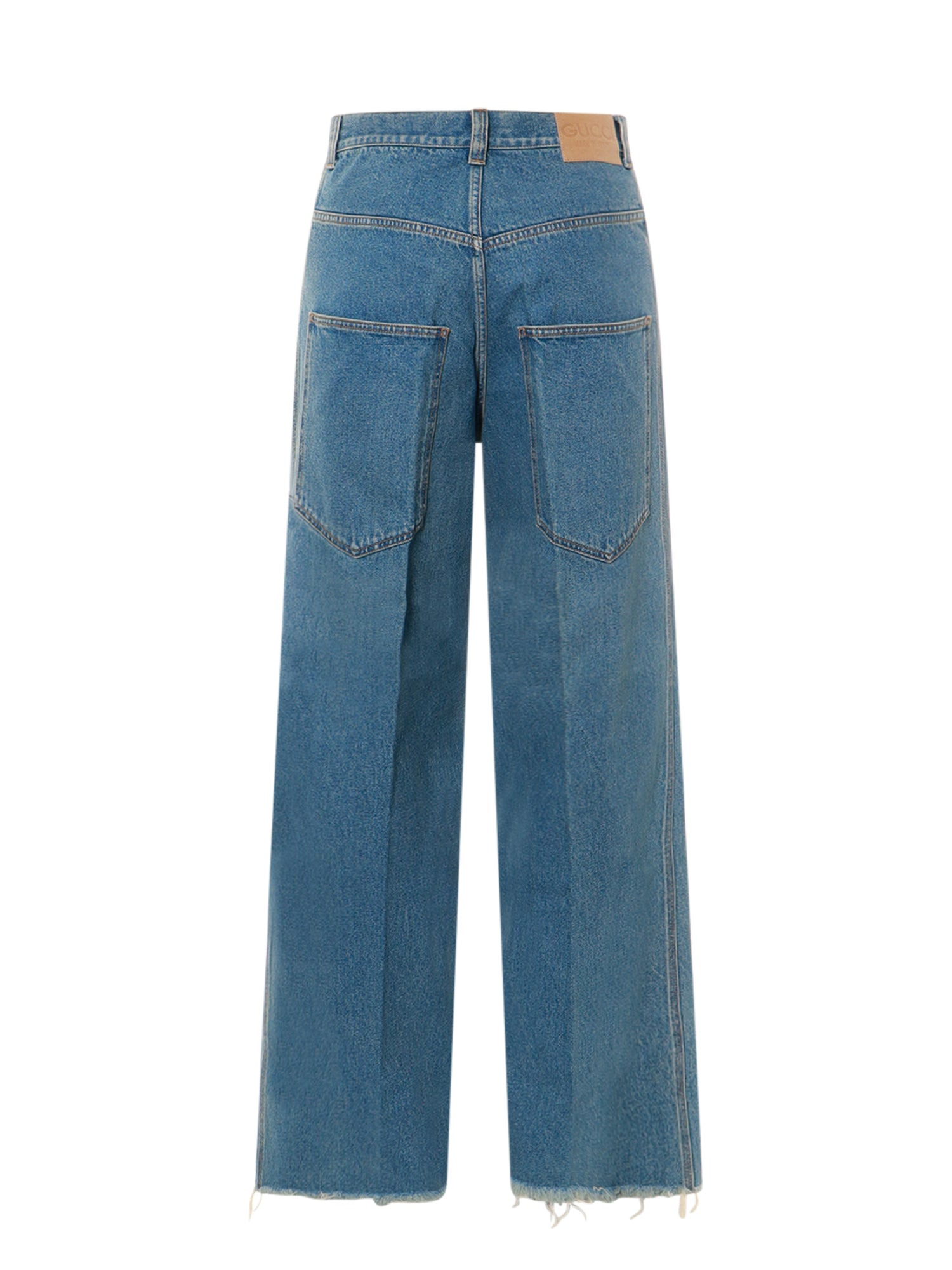 Cotton Jeans With Maxi Pockets - 2