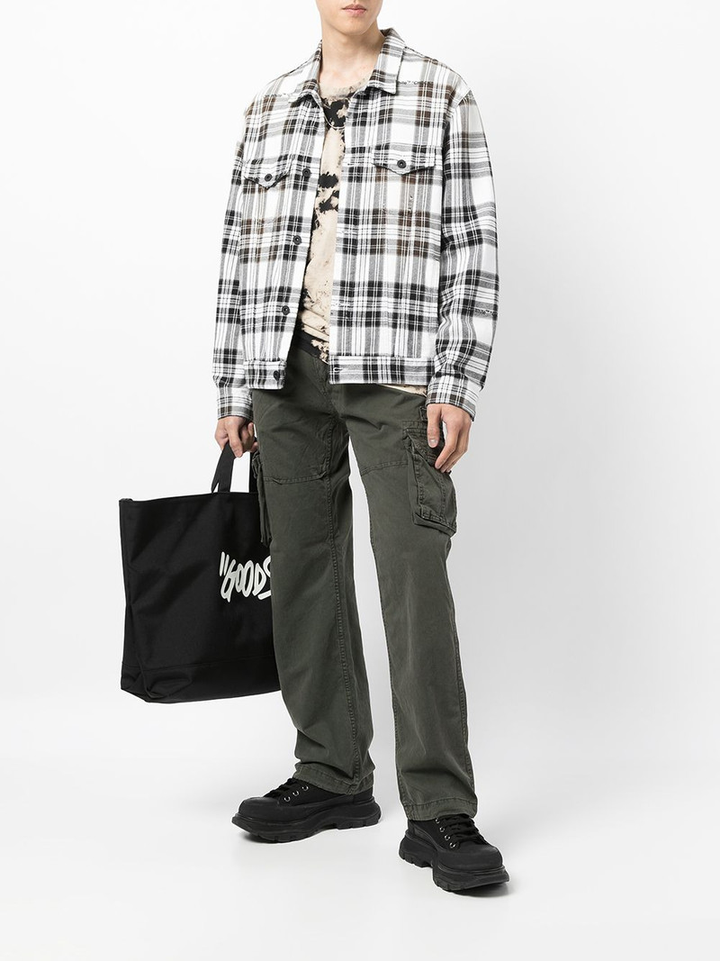 ALPHA INDUSTRIES straight-leg cargo trousers outlook