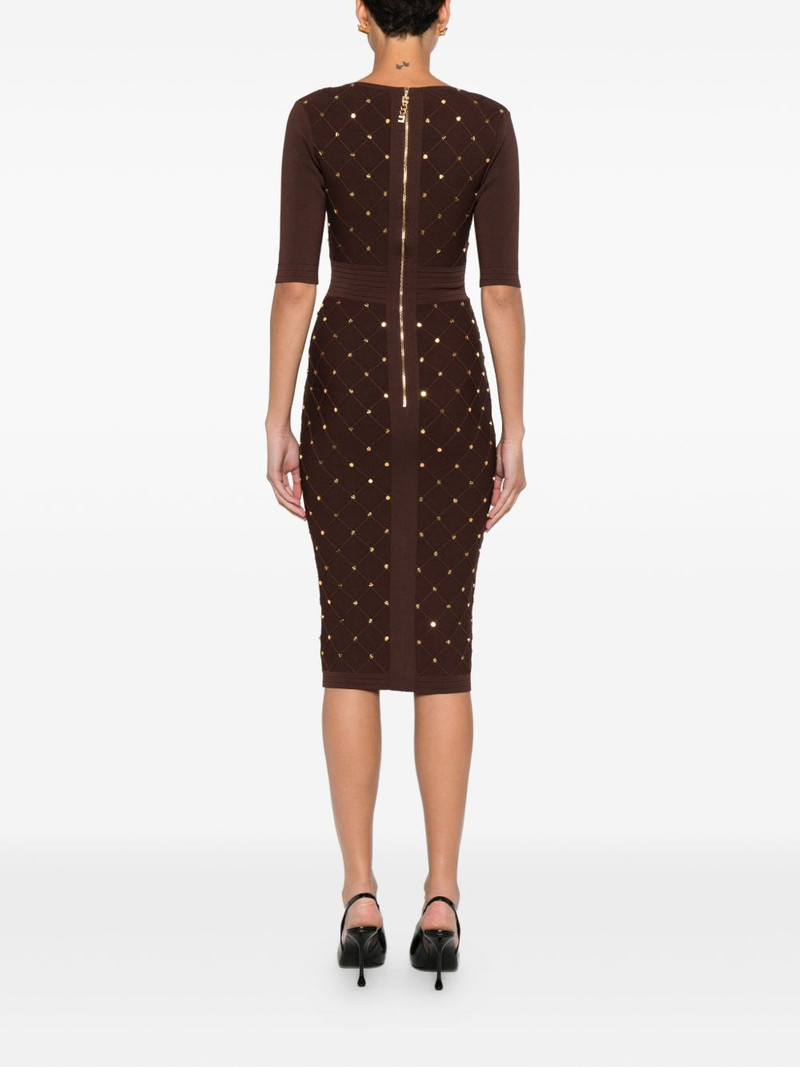 V-neck embellished dress 4