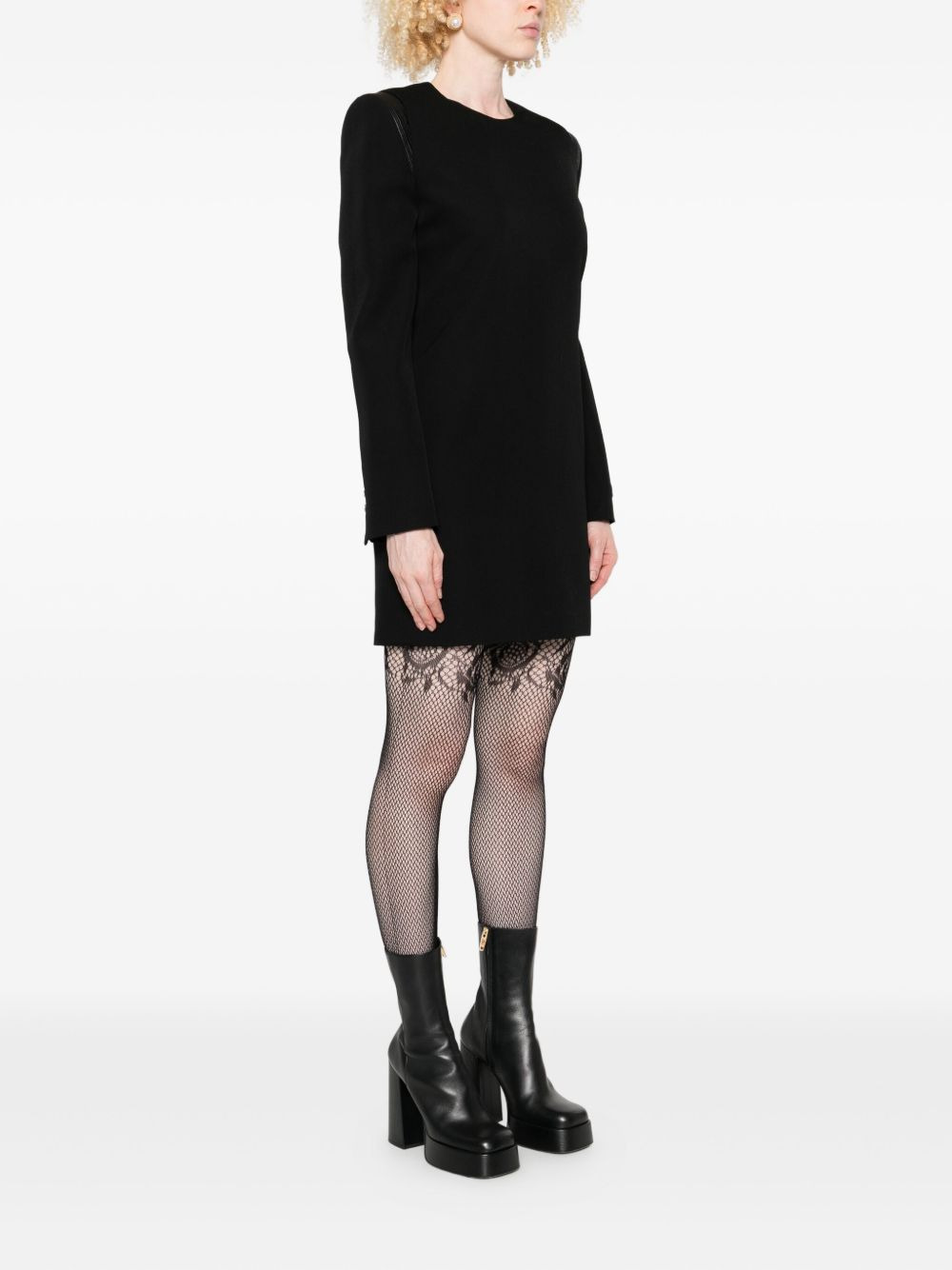wool mini dress - 3
