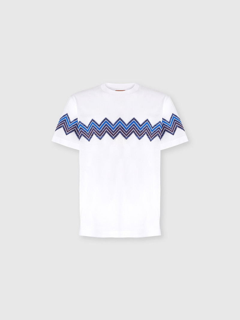 Maxi Chevron 인서트가있는 티셔츠 1