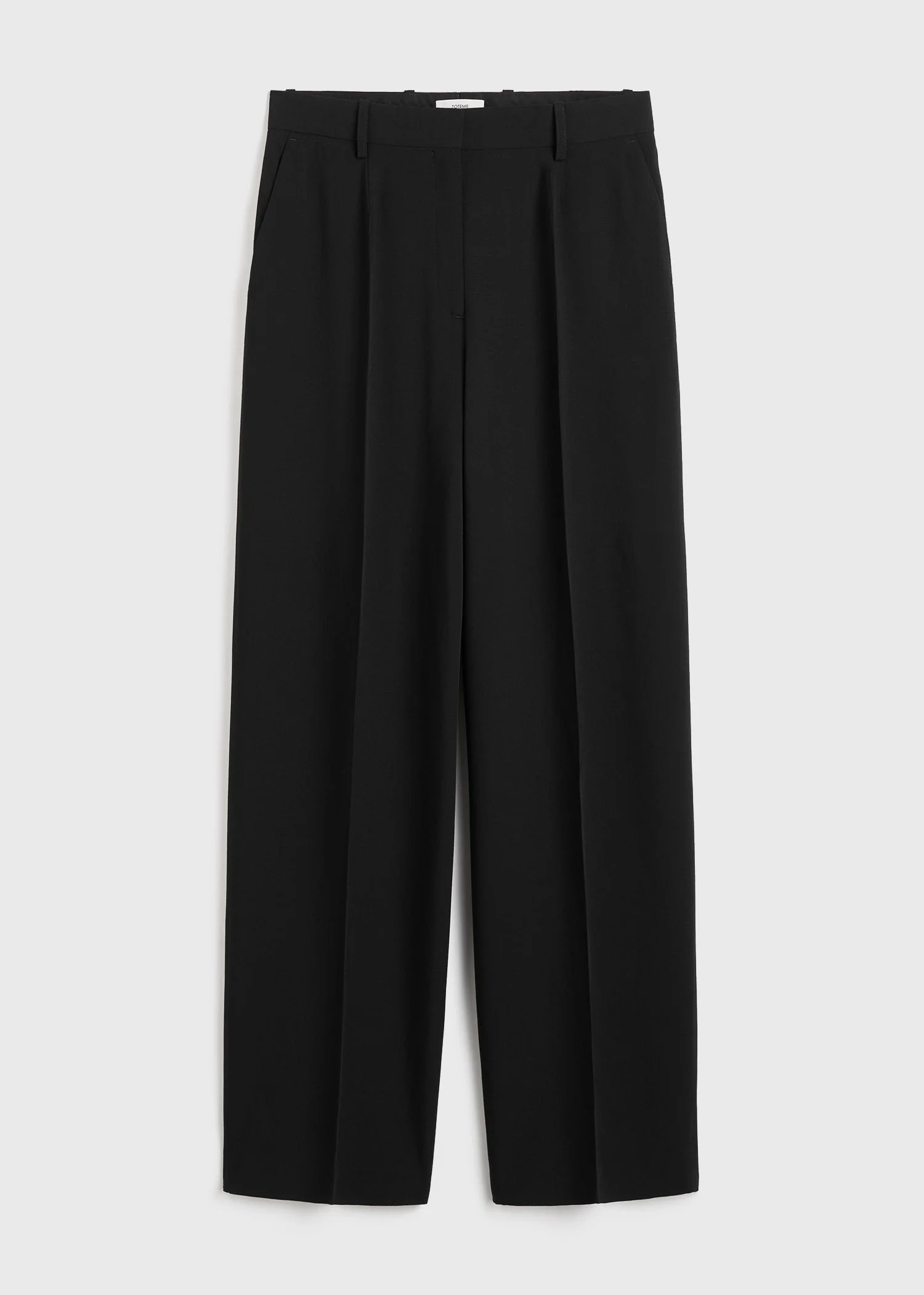 Wide fluid trousers black - 1