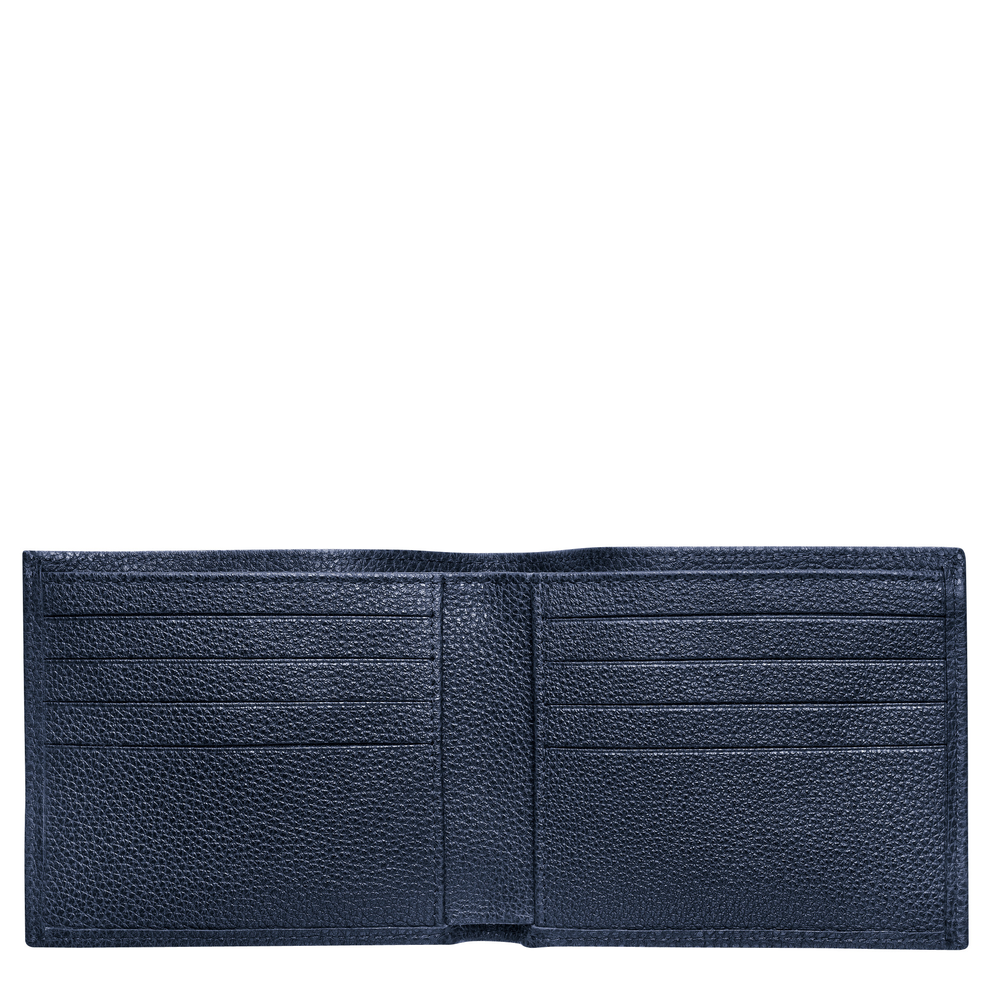 Le Foulonné Wallet Navy - Leather - 2