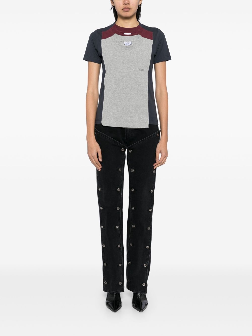 layered T-shirt - 2