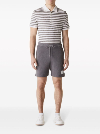 Thom Browne RWB-stripe cotton shorts outlook