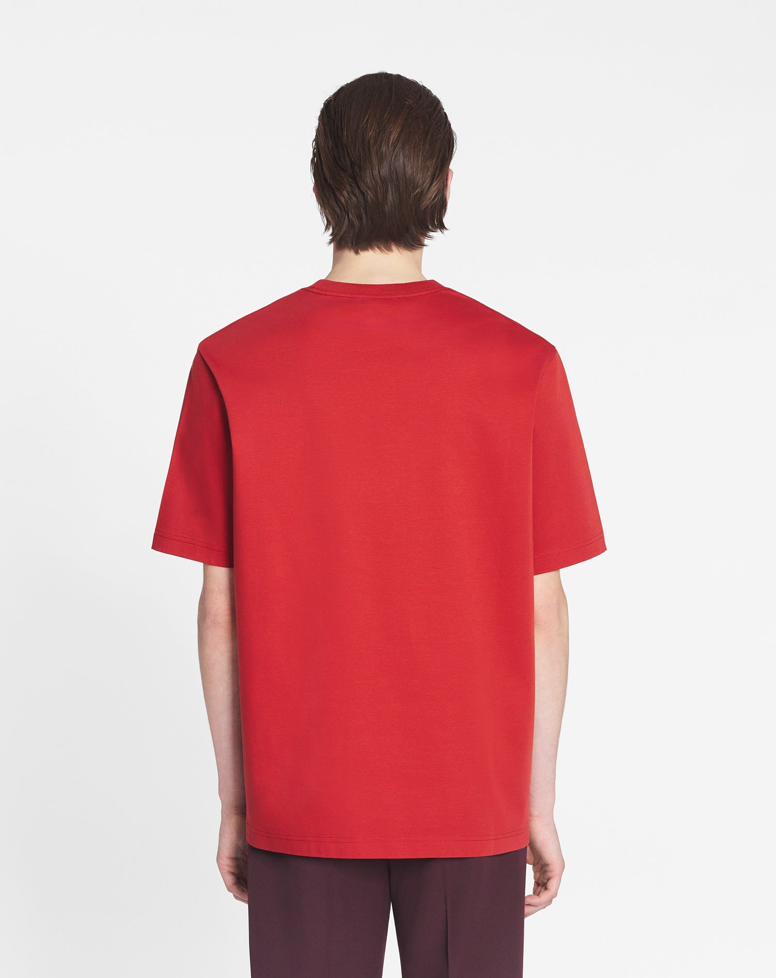 LANVIN PARIS EMBROIDERED T-SHIRT - 4