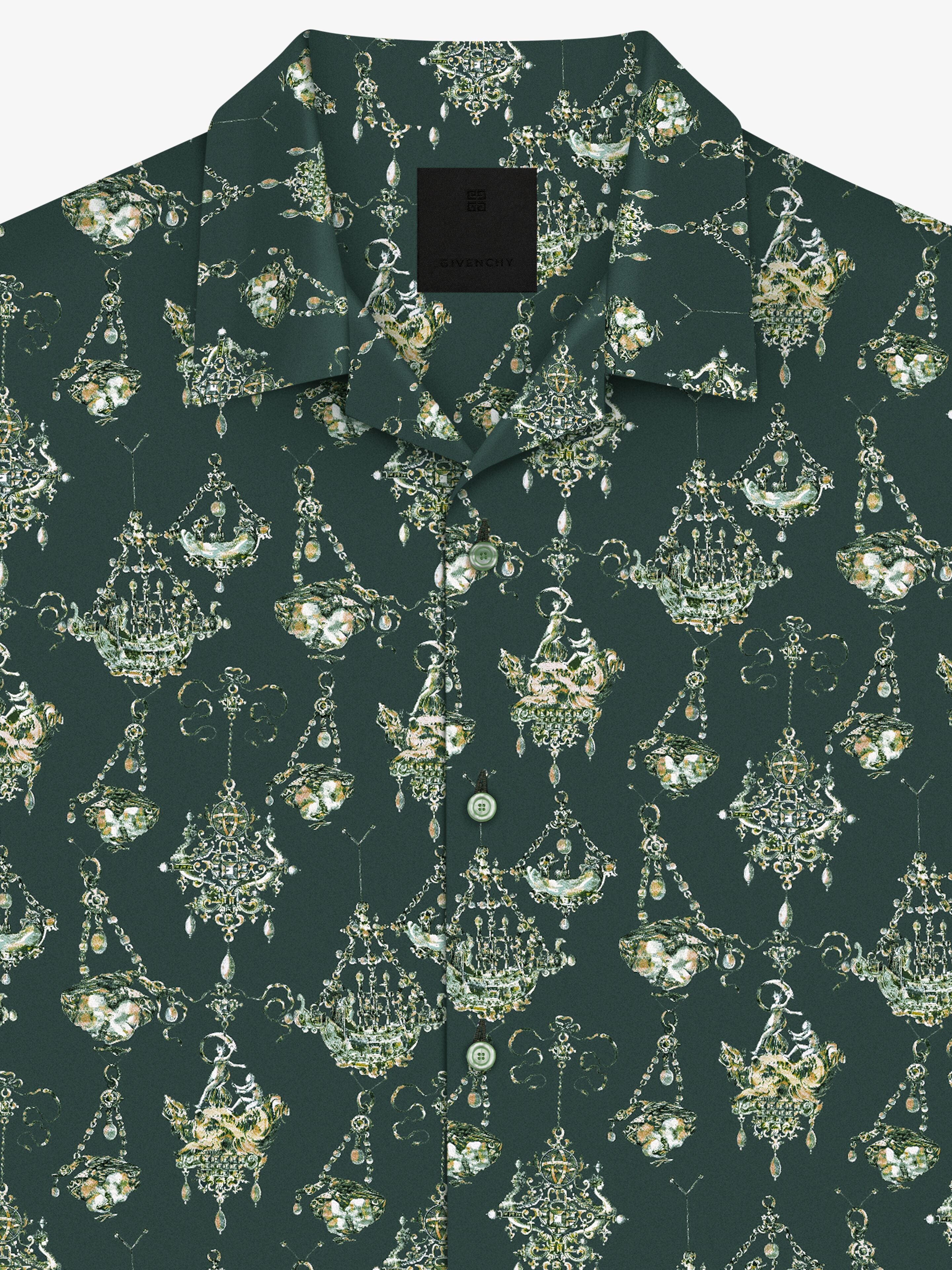 PRINTED CHANDELIER SHIRT IN SILK - 5