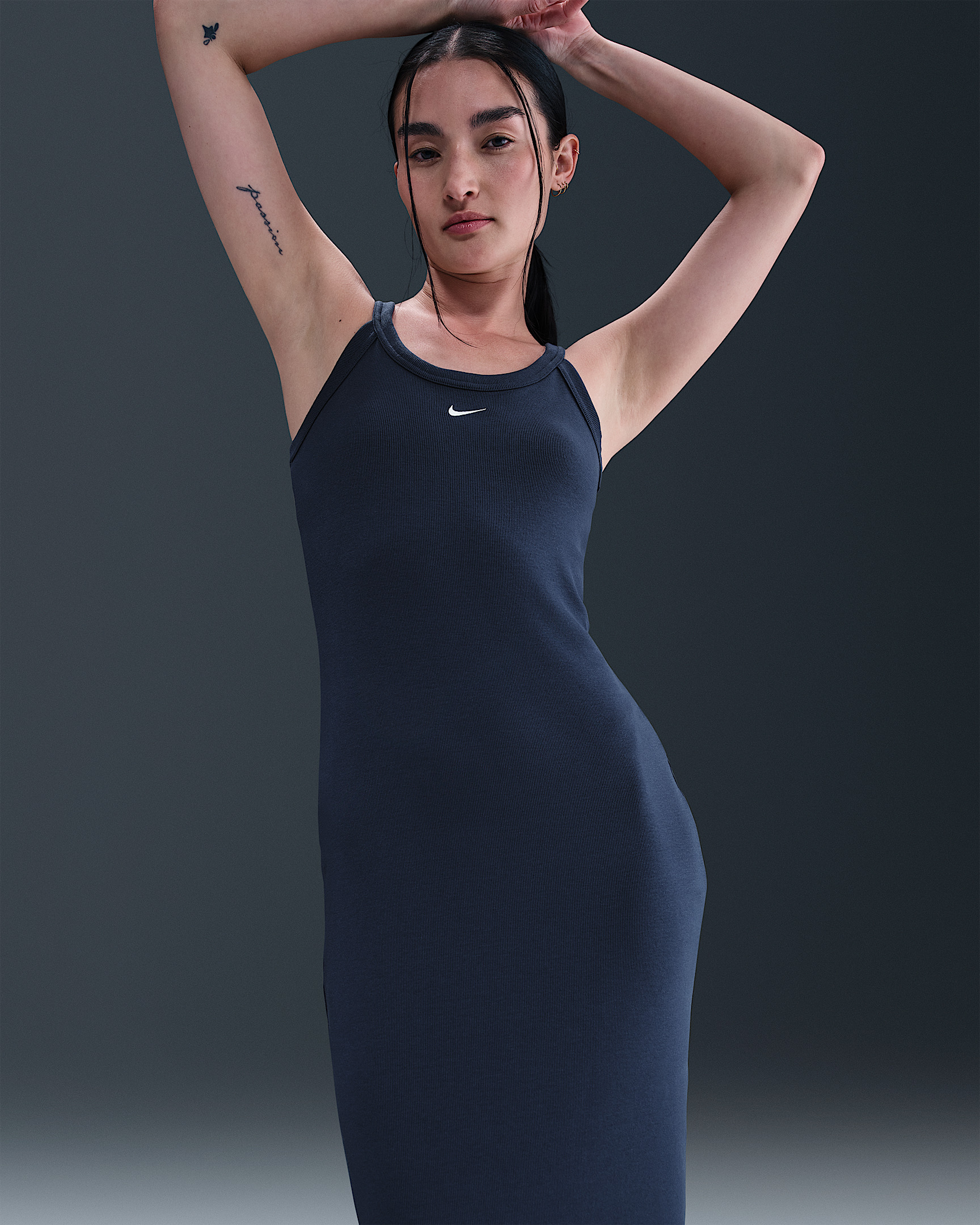 Nike Sportswear Chill Knit Women's Tight Mini-Rib Tank Dress - 2