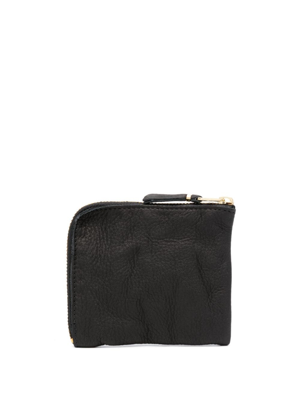 zipped leather wallet - 2