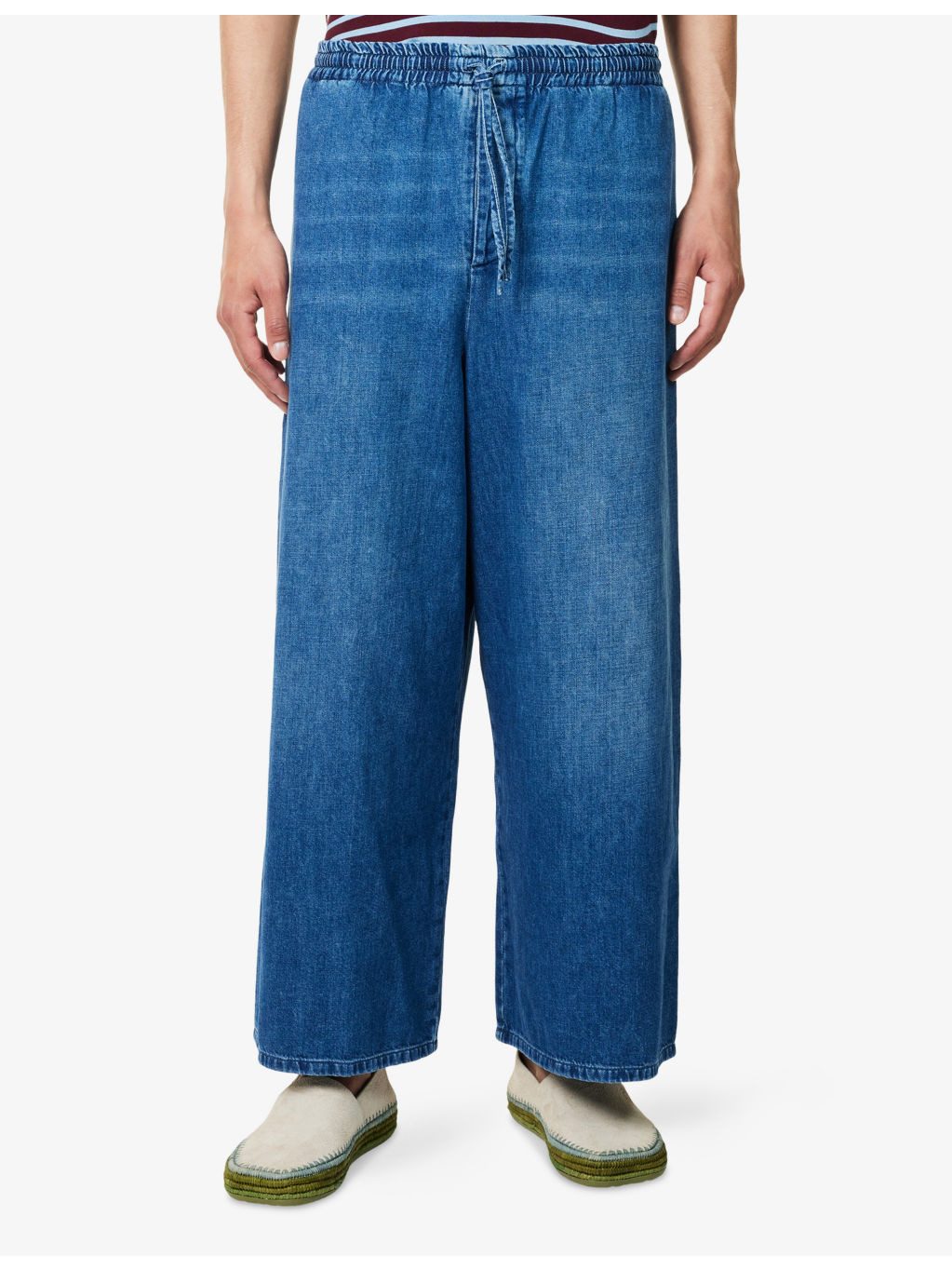 Ibiza Wide-Leg Cropped Denim Jeans - 3