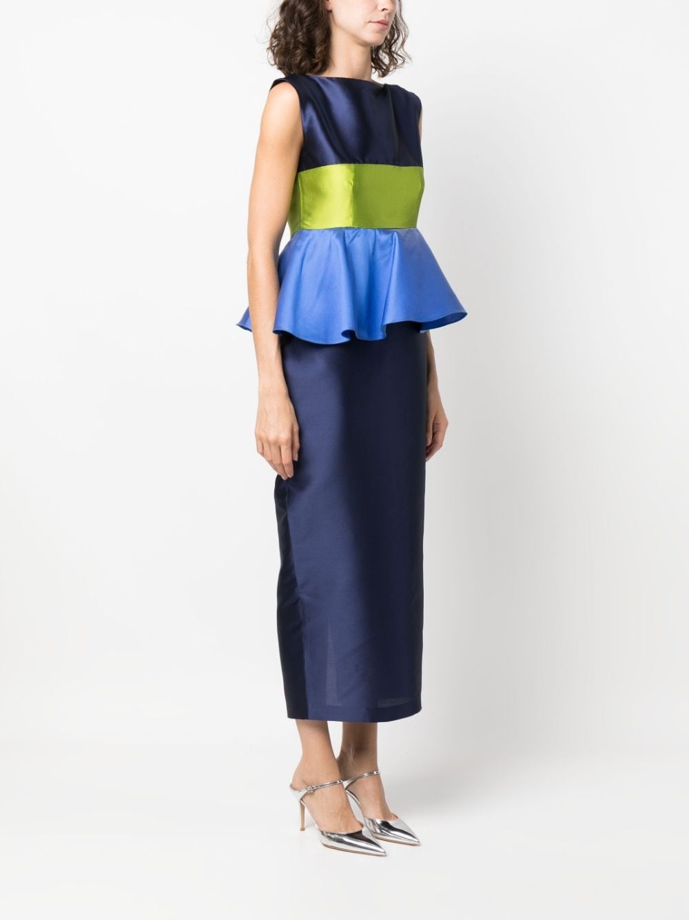 Cy colour-block midi dress - 3