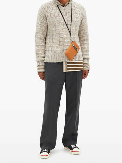 Marni V-neck garter-ribbed sweater outlook