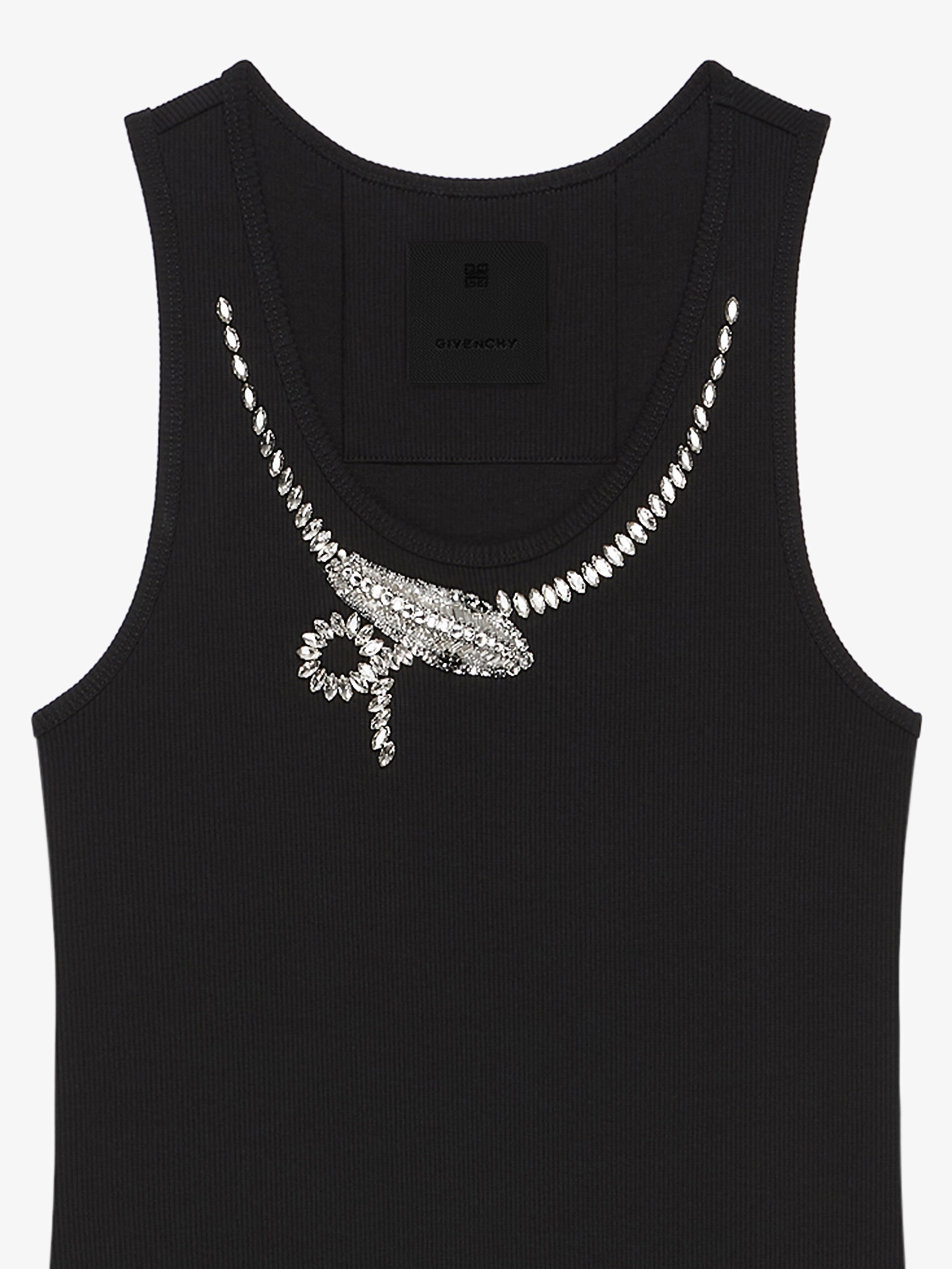 DRESS IN JERSEY WITH CRYSTALS SNAKE EMBROIDERIES - 4