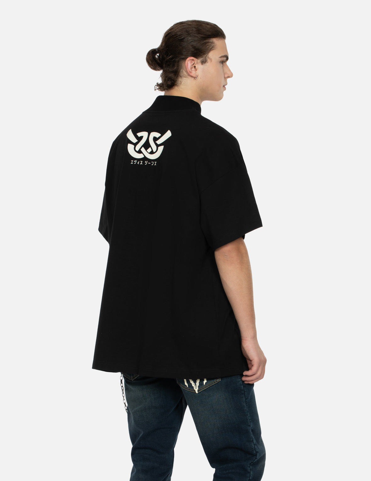 WHEEL OF WISDOM PRINT RELAX FIT T-SHIRT - 8