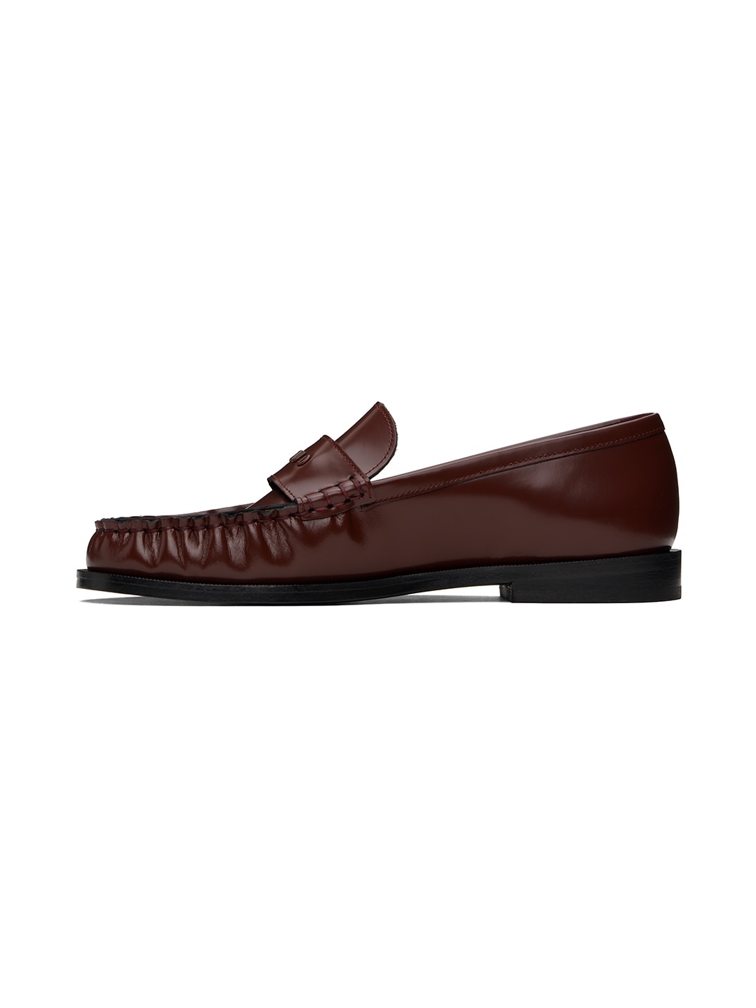 Burgundy Loulou Loafers - 3